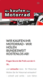Mobile Screenshot of motorradankauf.de